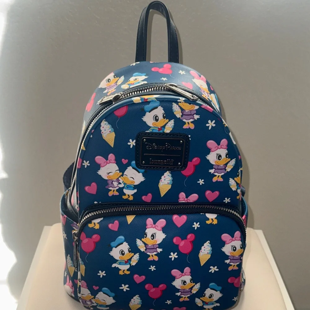 Loungefly Disney Donald & Daisy Duck 💕 Loungefly Mini Backpack
